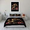 Leopard Cub with Butterflies Bedding Duvet Cover Set  (1*Duvet Cover 2*Pillowcases, without duvet insert)
