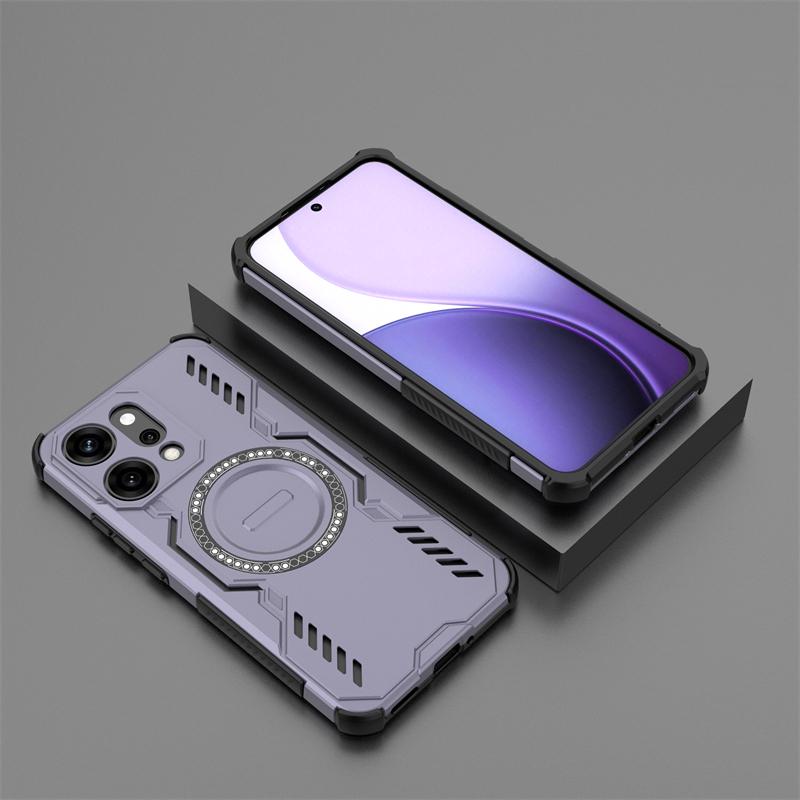 Back Cover For Oppo Reno 14 Pro Case For Oppo Reno 14 Pro Magnetic Adsorption Wireless Charge Cover For Oppo Reno 14 Pro Case