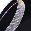 Fashion Sparkling Rhinestone Headband Cute Full Rhinestone Shiny Hair Hoop Sweet Style Velvet Headwear Wash Face