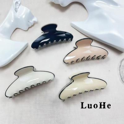 Elegant Korean Acetate Large Claw Hair Clip for Women