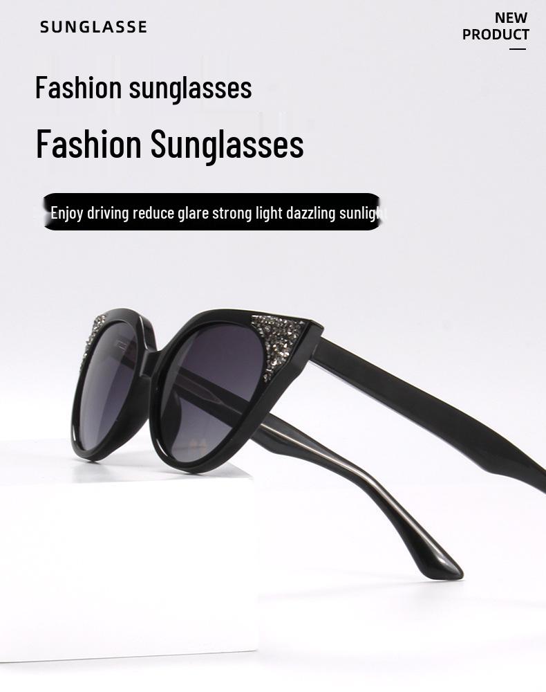 New Trendy European & American Women's Anti-UV Outdoor Sport Sunglasses