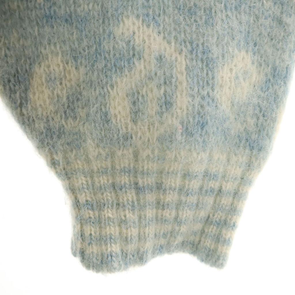 TUNDRA 90s Made In Canada Old Nordic Pattern Long Sleeve Cropped Length Sweater Women Used