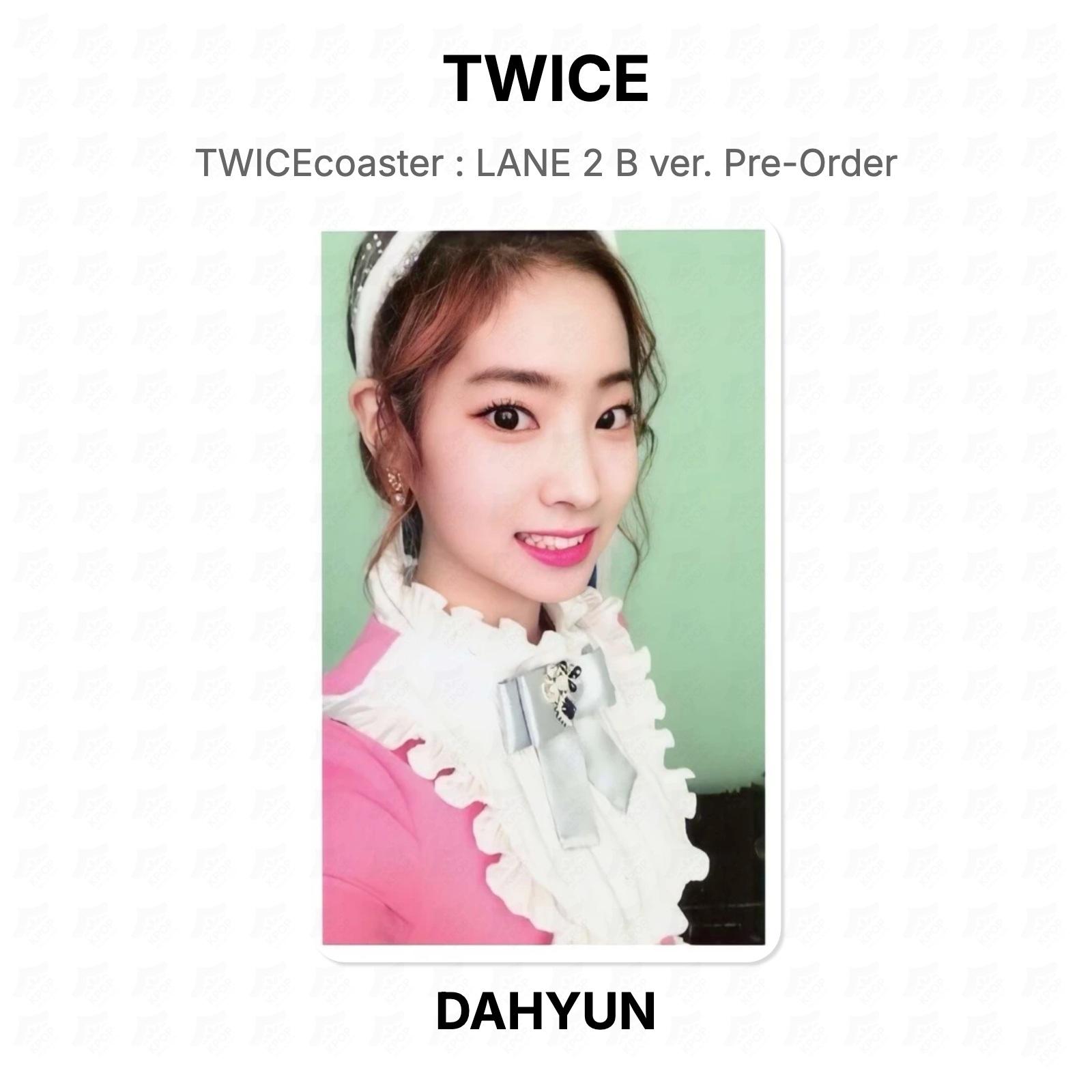 TWICE TWICEcoaster : LANE 2 B ver. Pre-Order Official Photocard DAHYUN