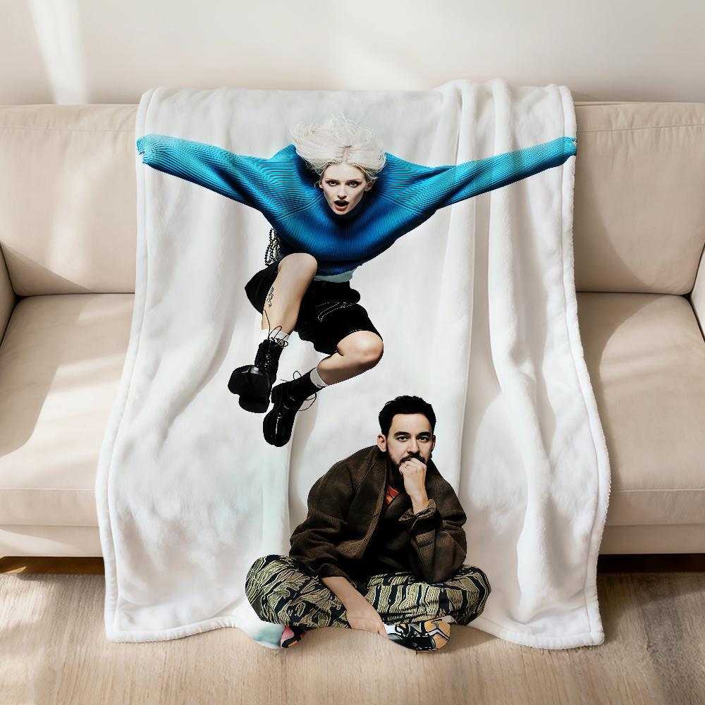 Band Cool Flannel Soft Warm Plush Blanket Sofa Living Room P-Park Pet Hogar Bedroom L-Linkin Gift Home Car Portable From Zero