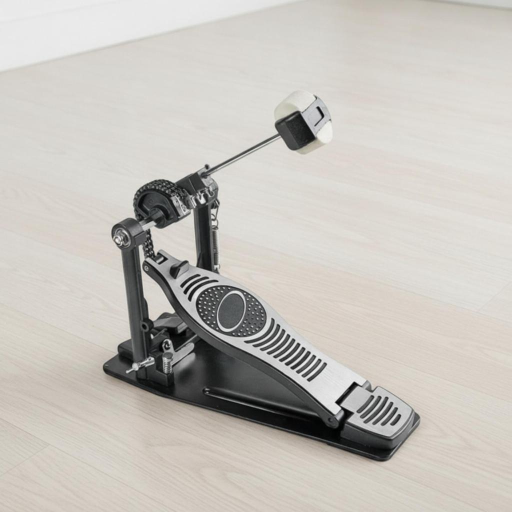 Kick Drum Pedal with Adjustable Beater Heavy-Duty for Rehearsal Areas, Drummers