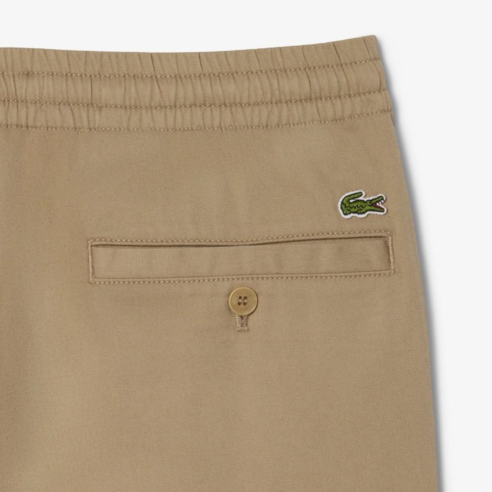 [lacoste] Men's Cotton Stretch Regular Fit Banded Pants XH0062-55NCB8