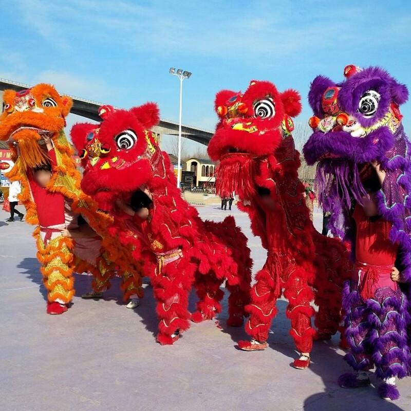 Xunsen Southern Lion Dance Full Set