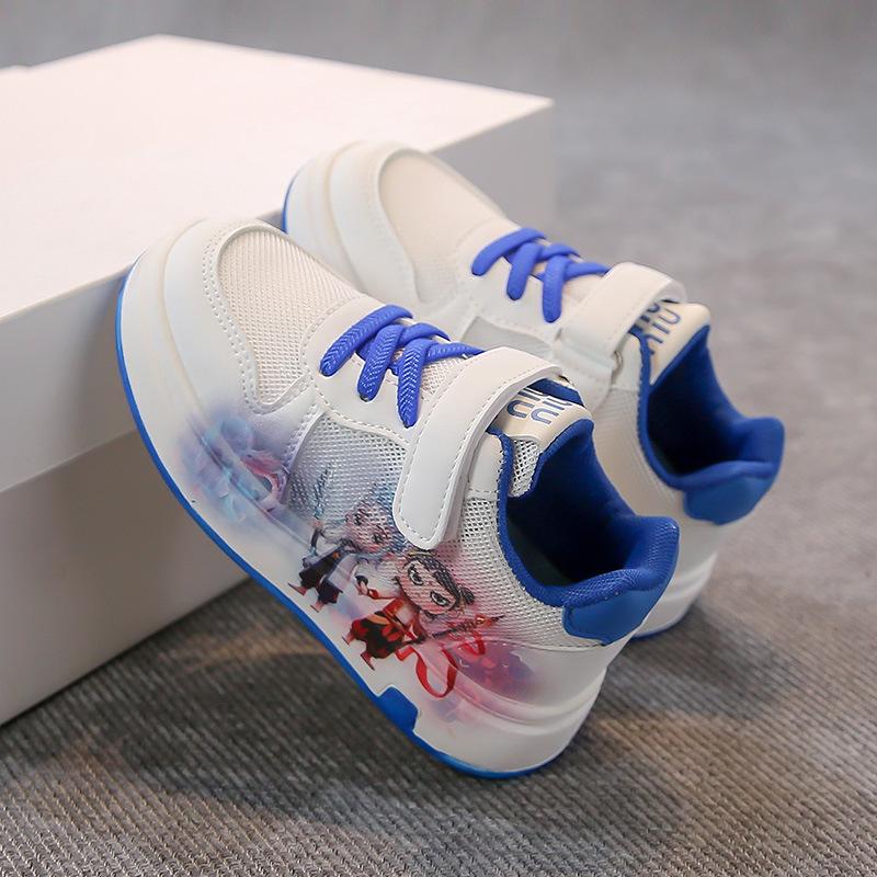 Nezha Casual Shoes for Children and Young Children Sports Cartoon Sneakers Shoes Non-slip Children's Sneakers Sports Shoes