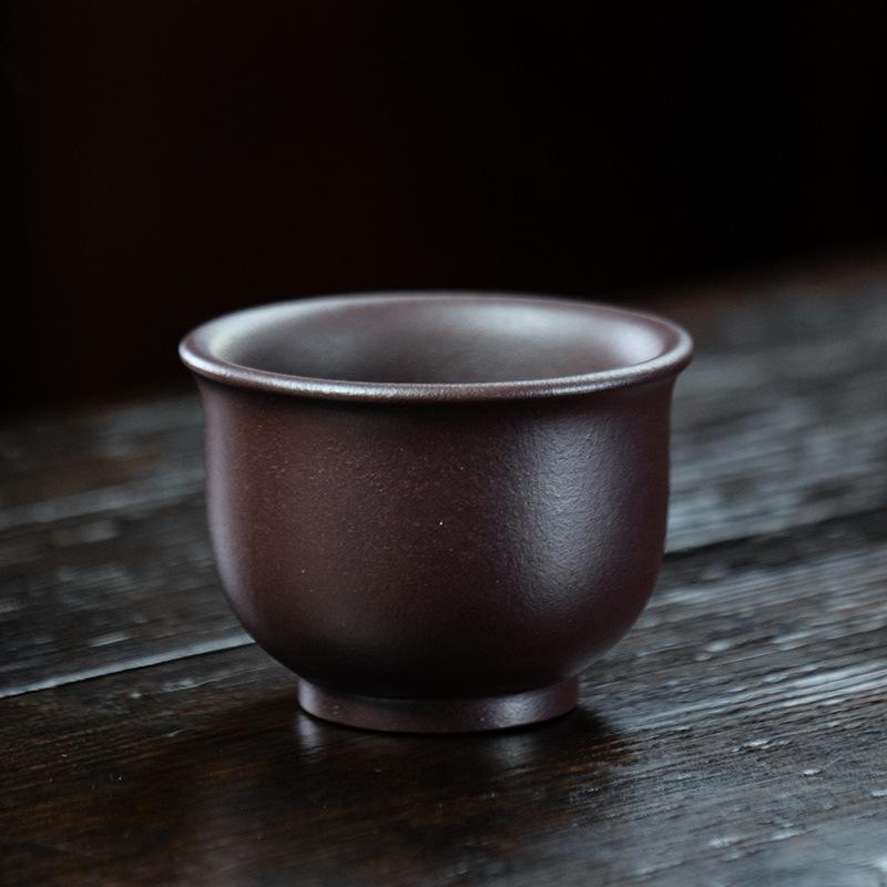 100ml Yixing Zisha Master Handmade Teacup Vintage Tea Bowl Tea Cup Set Tea-tasting Smelling Cup Jianzhan Master Cups Tea Set