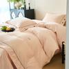 Thickened Milk Fleece Four-Piece Set, Button Coral Fleece Quilt Cover, Bed Three-Piece Set, Fleece Sheet Quilt Cover