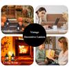 Black Plastic Table Lamp Battery Operated Lamp Hanging Lamp Patio Lanterns Cordless Lamp for Garden Living Bedrooom Home Decor