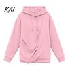 Fall Winter Hoodie Women Pet Pouch Hoodie, Oversized Hooded Sweatshirt with Kangaroo Pouch, Dog Cat Carrying Pullover Top for