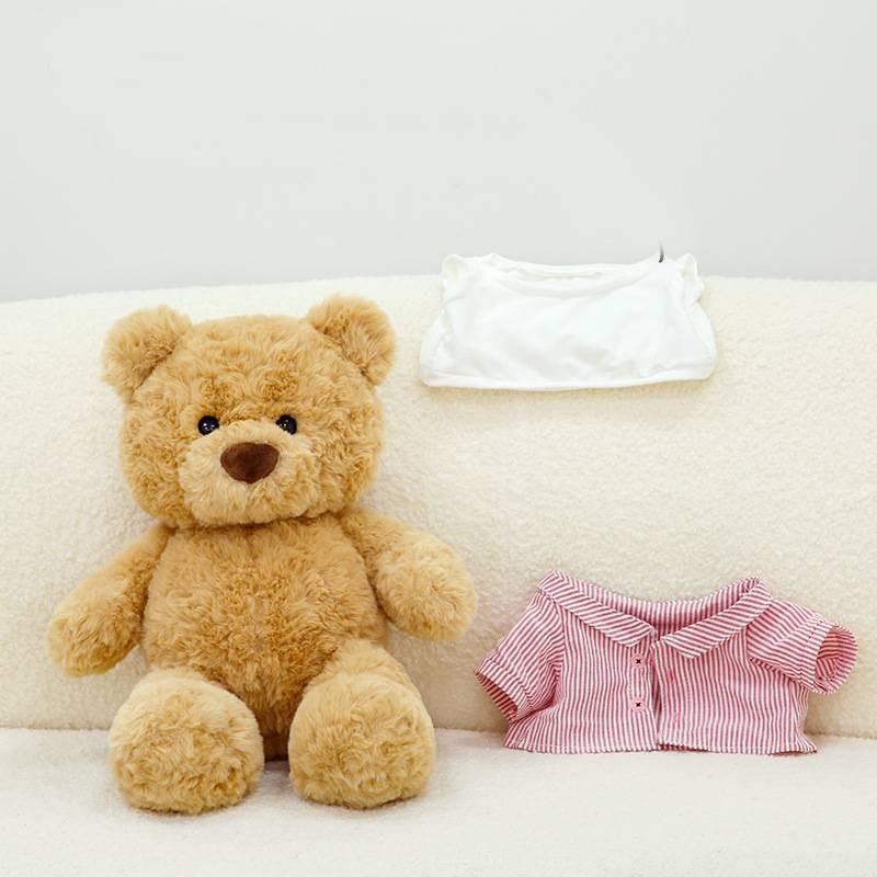 Nana Plush Bear Toy Creative Dress Up Clothes Adorable Teddy Bear Kids Doll Gift