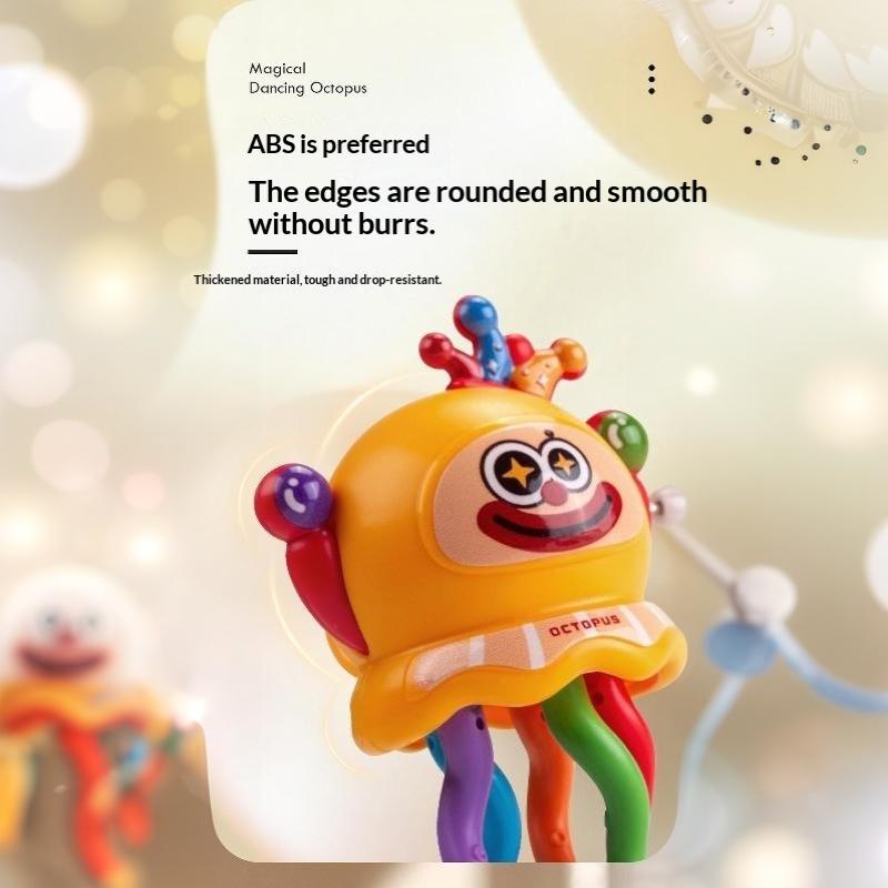 Wind Up Dancing Octopus Toy With Cute Cartoon Face And Colorful Tentacles Perfect For Toddlers Kids Birthday Gifts Daily Play