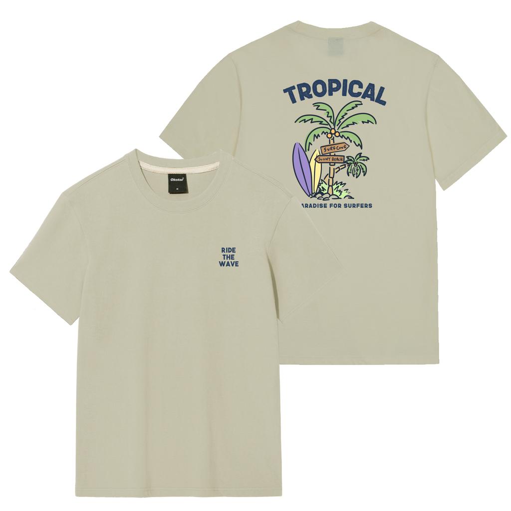 OKSTAR Tropical Wave Short Sleeve Tee