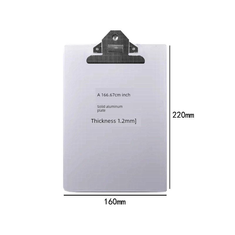 A4a5 Metal Solid Bill Writing Board