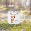 Personalized Mug for Kids Hot Chocolate Custom Animal with Name Mug for Boys Girls Handle Cup Birthday Party Favors Child's Gift