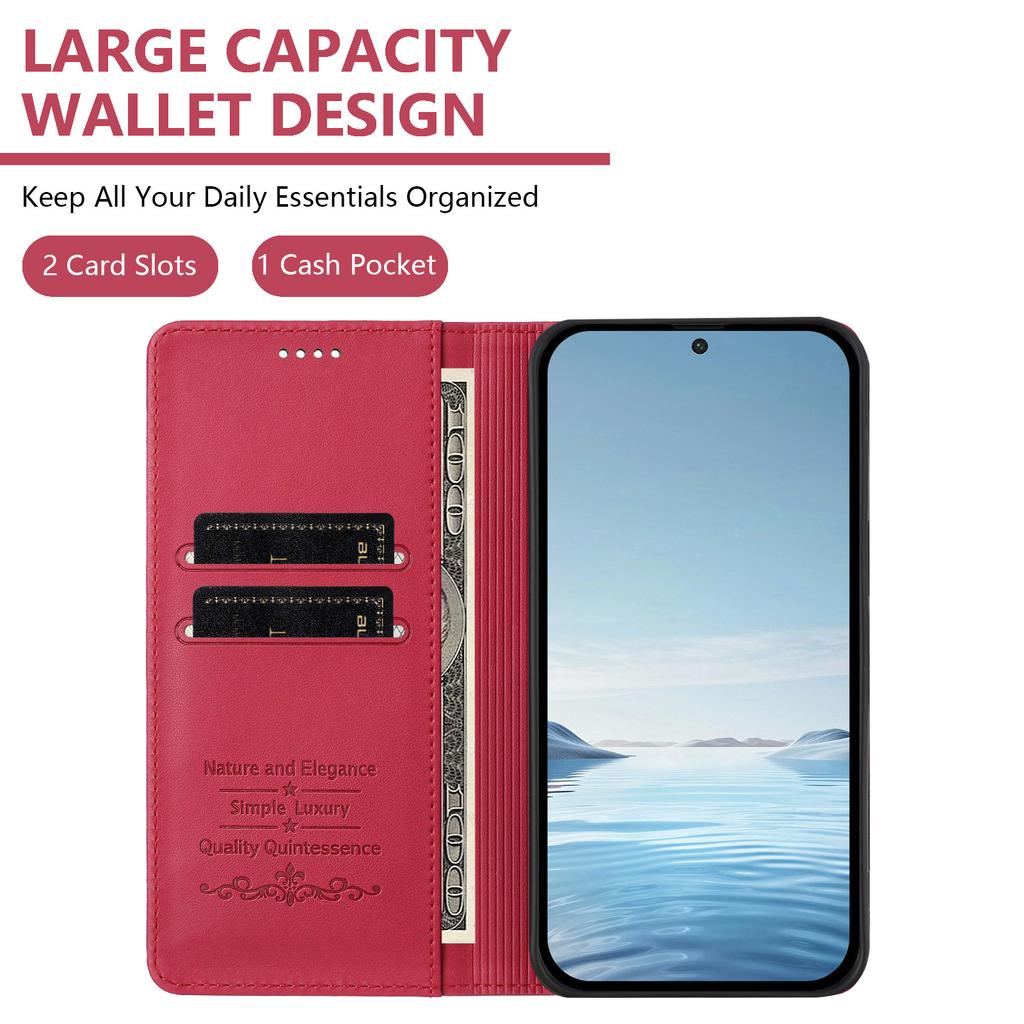 For iPhone Air Case PU Leather Phone Cover with Card Holder Stand