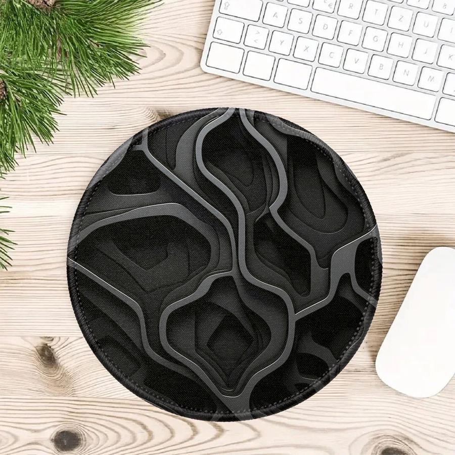 

overlock 1pc Mouse Pad Desk accessories Keyboard Mouse Pad Game Console Pad office Pad Computer Laptop Pad Geometric Abstract 200x200x2mm
