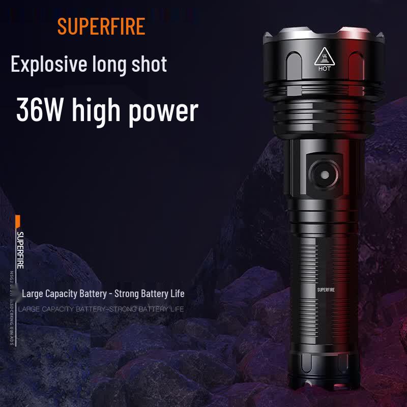 SupFire R3 High-Power Rechargeable LED Flashlight