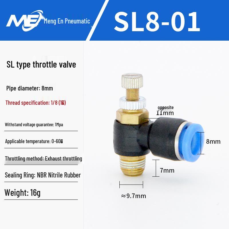 Copper Corrosion-Resistant Pneumatic Quick Connector Fitting for Air Compressors
