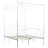 VidaXL Canopy Bed Frames White Metal 120 X 200 Cm