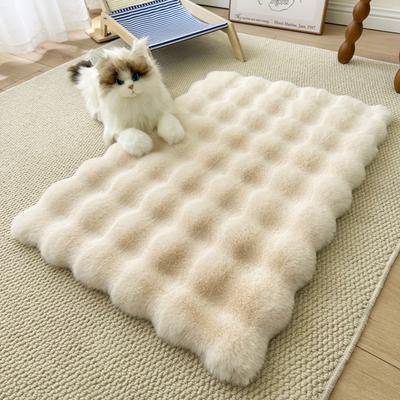 Tapis en Peluche pour Animaux Universel Toutes Saisons Lit pour Chat Couverture pour Chat Tapis de Couchage Chaud pour l'Automne et l'Hiver Lit pour Chien Tapis Épais pour Chien