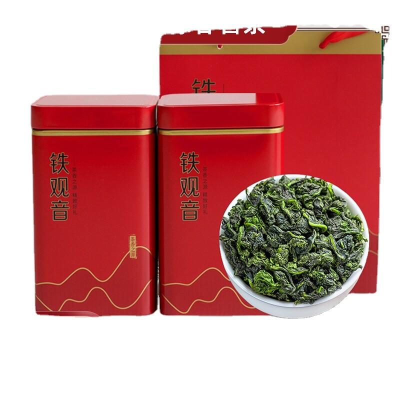 Fujian Anxi Tieguanyin Oolong Tea Strong Aroma 200g Can Premium