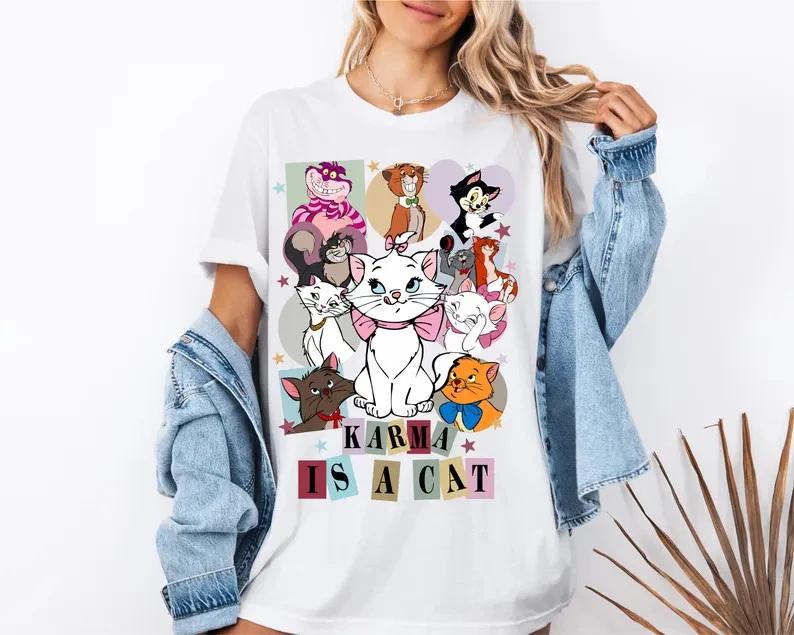 Karma Is A Cat Shirt Animal Lover Shirt Cat Owner S
