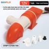 Seaflo Bootswasserpumpe Yacht Schmale Horizontale Automatische Bilgenpumpe Saugpumpe Induktionsentwässerung DC 12V24V