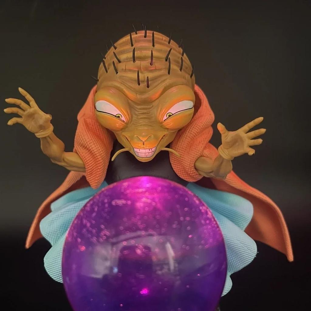 Toys 16CM Anime Dragon Ball Figure villain Babidi wizard glowing ball Action Figures GK Statue Collection Scale Ratio Model room decor Gift Presents