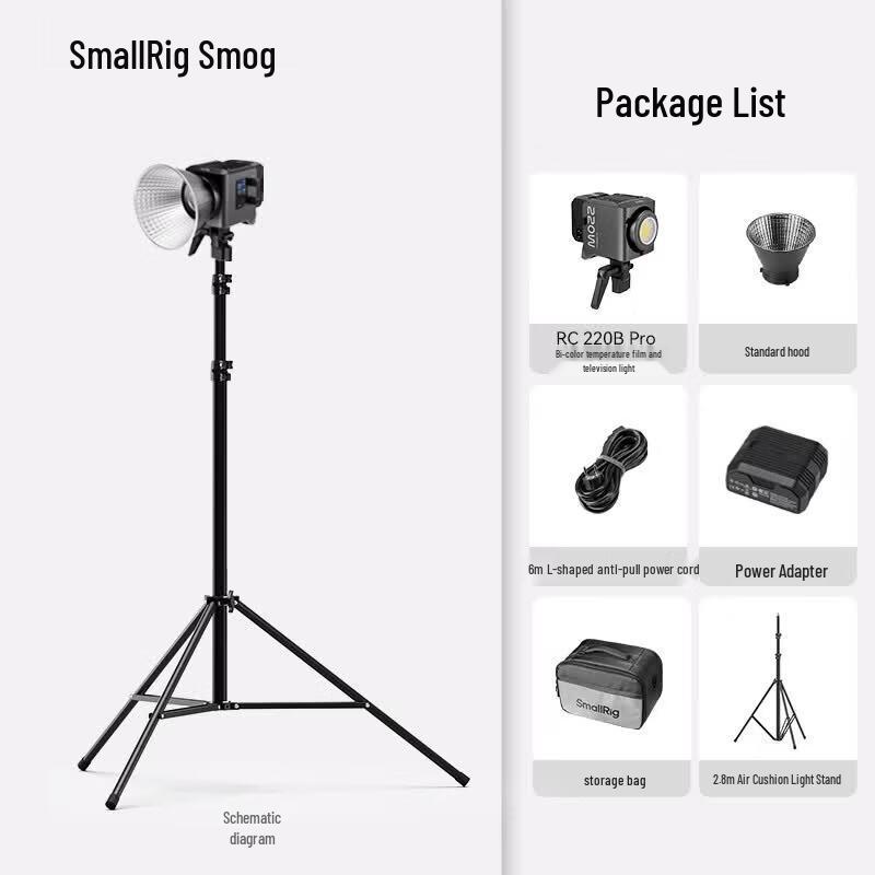 SmallRig RC220B Pro Bi-Color COB Video Light