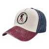 Mafalda On Trike Bicycle Baseball Caps Doplňky Casual Distressed Denim Washed Sun Caps for Unisex Women Soft Caps Klobouk