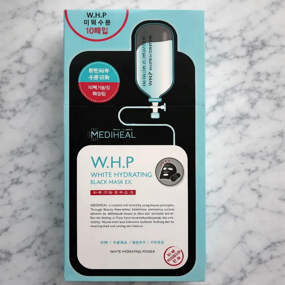 Mediheal WHP Whitening & Moisturizing Black Mask Pack EX (WHP) 10 Packs x 3 Packs / 30 Sheets