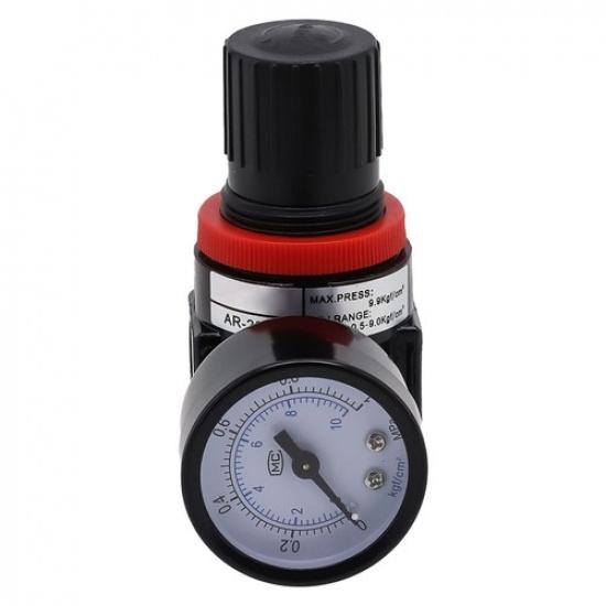 AR2000 Air Pressure Regulator with Gauge for Enhanced Pressure Control