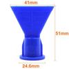 5pcs Accessories Wave Shape Silicon Cone Caulking Spare Part Nozzle Flat Nozzle Wave Shape Silicon Cone Caulking Spare Part