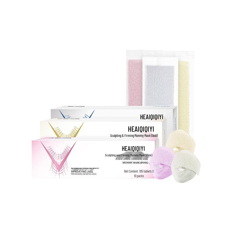 Beauty Salon V-Face Lifting & Firming Mummy Mask - Hydrating Boxed Set