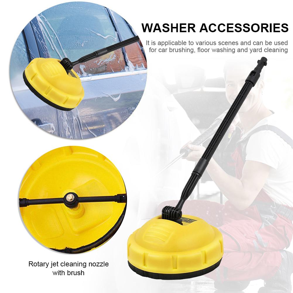 High Pressure Cleaner Rotary Surface Cleaner Round Scrubber Brush for Karcher K1-K7 for Brushing / Scrubbing / Patio Cleaning