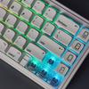 5/10PCS 1U Keycaps, Transparent with Backlit Stain Resistant Enhances Typing For Mechanical Keyboards