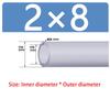 1/5meter Silicone Tube Seal Hose Semi Transparent Tube Elastic High Temperature Resistant Heat-Conducting DIY Tube OD 4mm-40mm