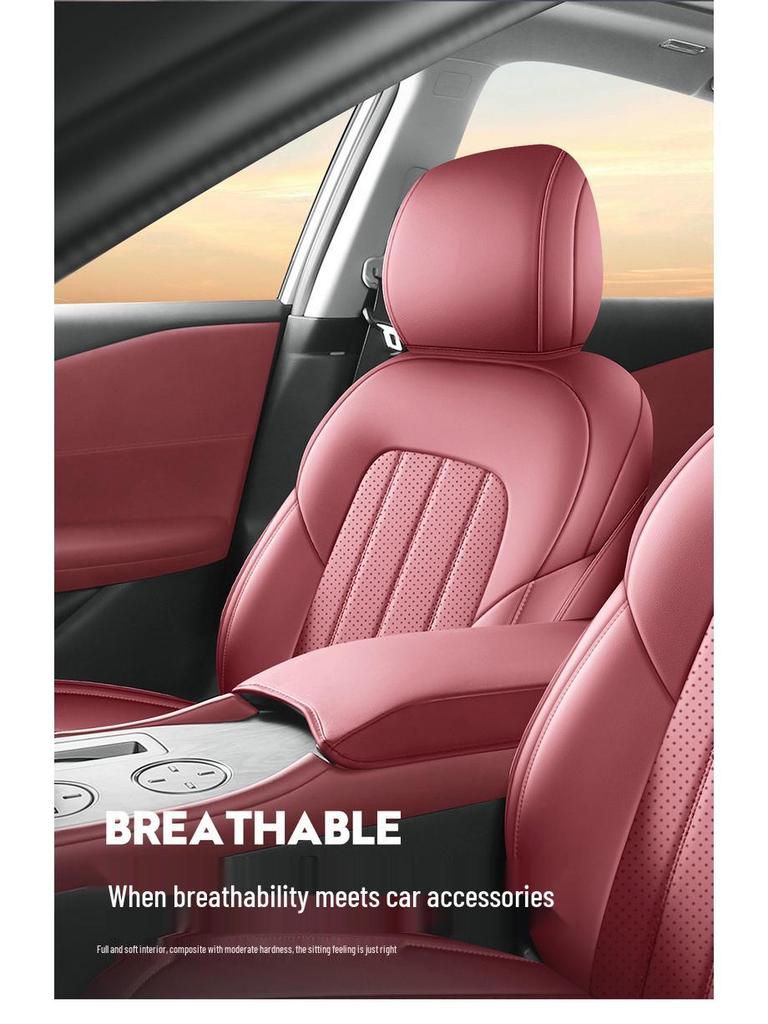 Breathable Leather Seat Covers for 2026 Altima, Full Surround All-Season Cushion