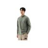 Anta Comfortable Casual Thick Simple Stand Collar Sweatshirt Men Tops Light-Green 952615403-2