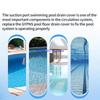 L5BD Pool Maintenance Set Drainage Cover Plastic Texture Perfect for Concrete Pools