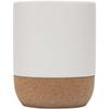 Glass "Billie" 300 ml matte ceramic mug with cork details White