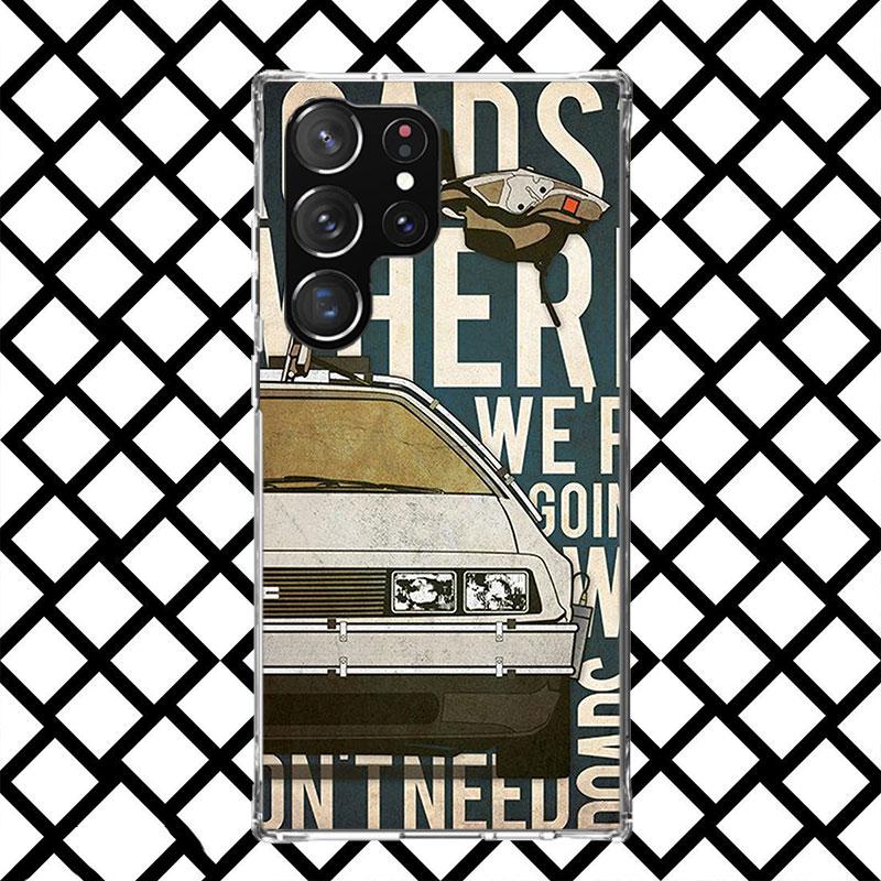 Back To The Future TV Phone Case for Samsung Galaxy S26 S25 Edge S24 S23 Ultra S22 Plus S21 FE S20 + Soft Cover Print Fundas Gal