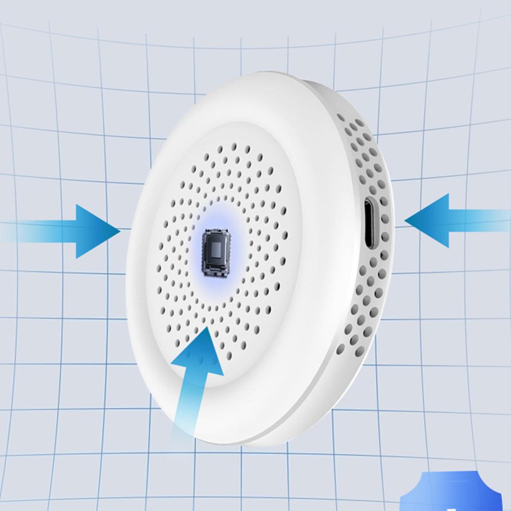 3 In 1 CO2 Meter Detector Portable Carbon Dioxide Meter With Buckle Infrared NDIR Sensor USB Charging for Planting Rooms Tourism