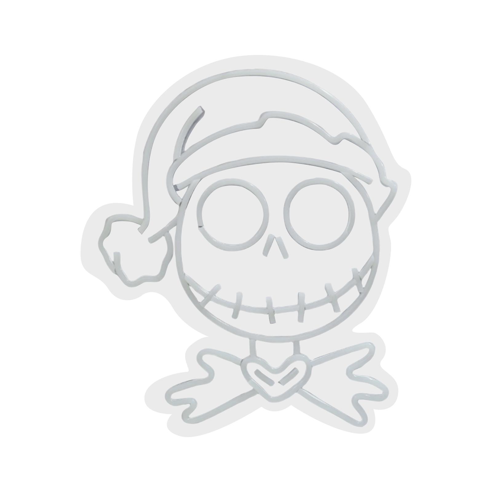 

Christmas Christmas Eve Horror With Santa Hat LED Lights Neon Christmas Sign Custom Neon Lights, Christmas Gifts, Indoor Christmas Decorations One Size