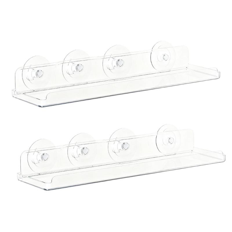 Pack of 1 Clear Acrylic Plant Holder for Succulents Home Decoration Easy Installation Shelf for Window