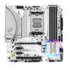 Asrock B650M PG Riptide WiFi White Compatible with AMD Ryzen 7000 Series CPUs B650 Micro ATX White Domestic Distributor Motherboard, (Socket AM5),