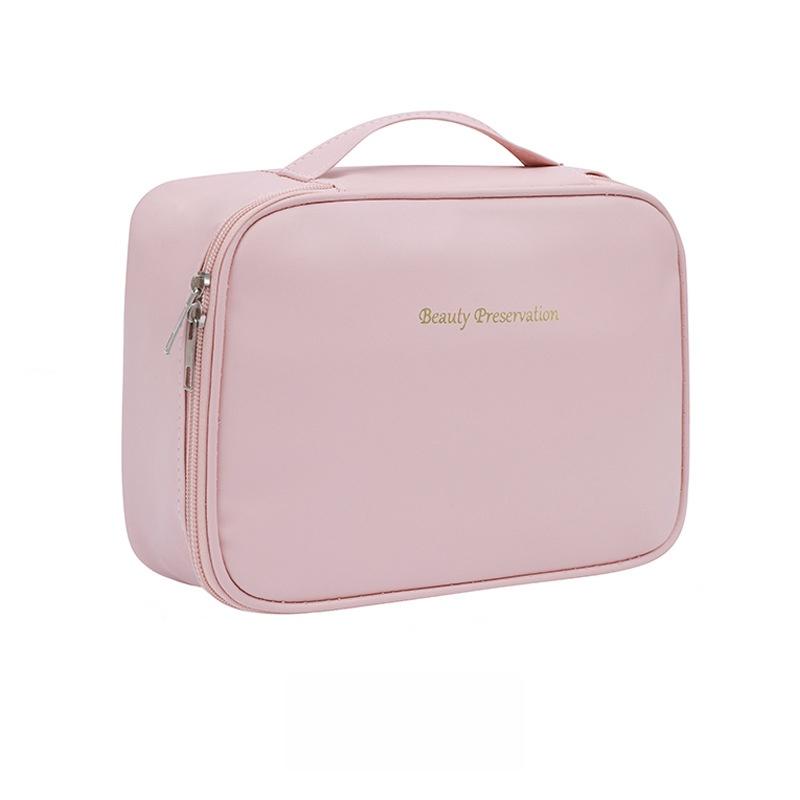 Detachable Cosmetic Bag Storage Organizer Large Capacity Skincare Products Lipstick Eyeshadow Makeup Brushes Makeup Storage Bag